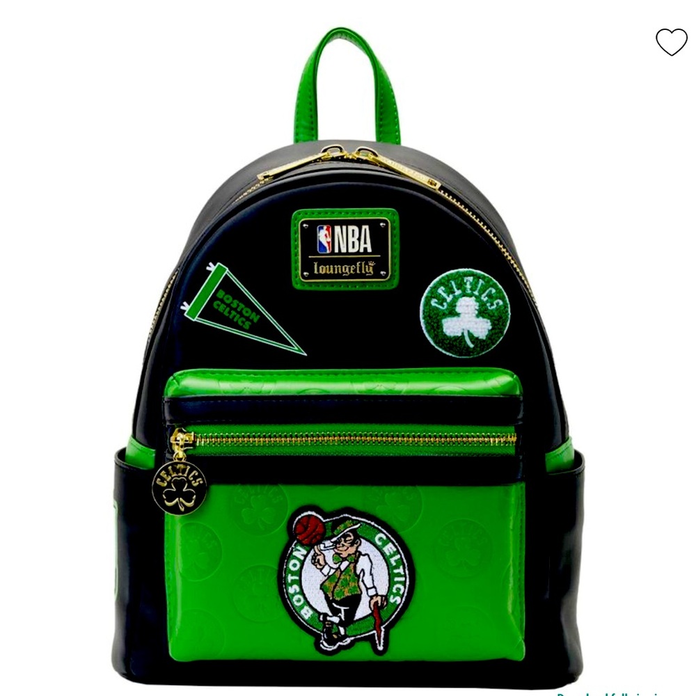 Loungefly NBA Celtics Mini Backpack NWT